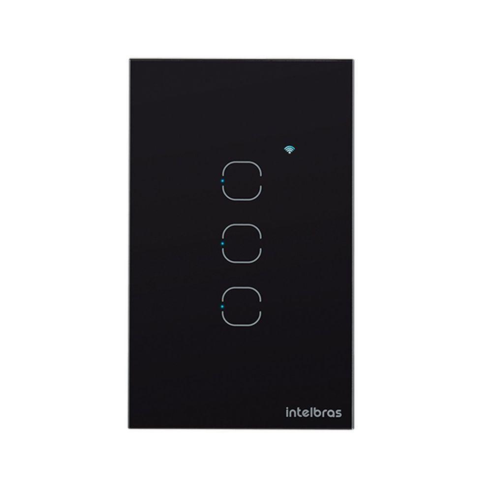 Interruptor Smart Zigbee Touch 3 Preto Ezs 1003 4850049 - 1