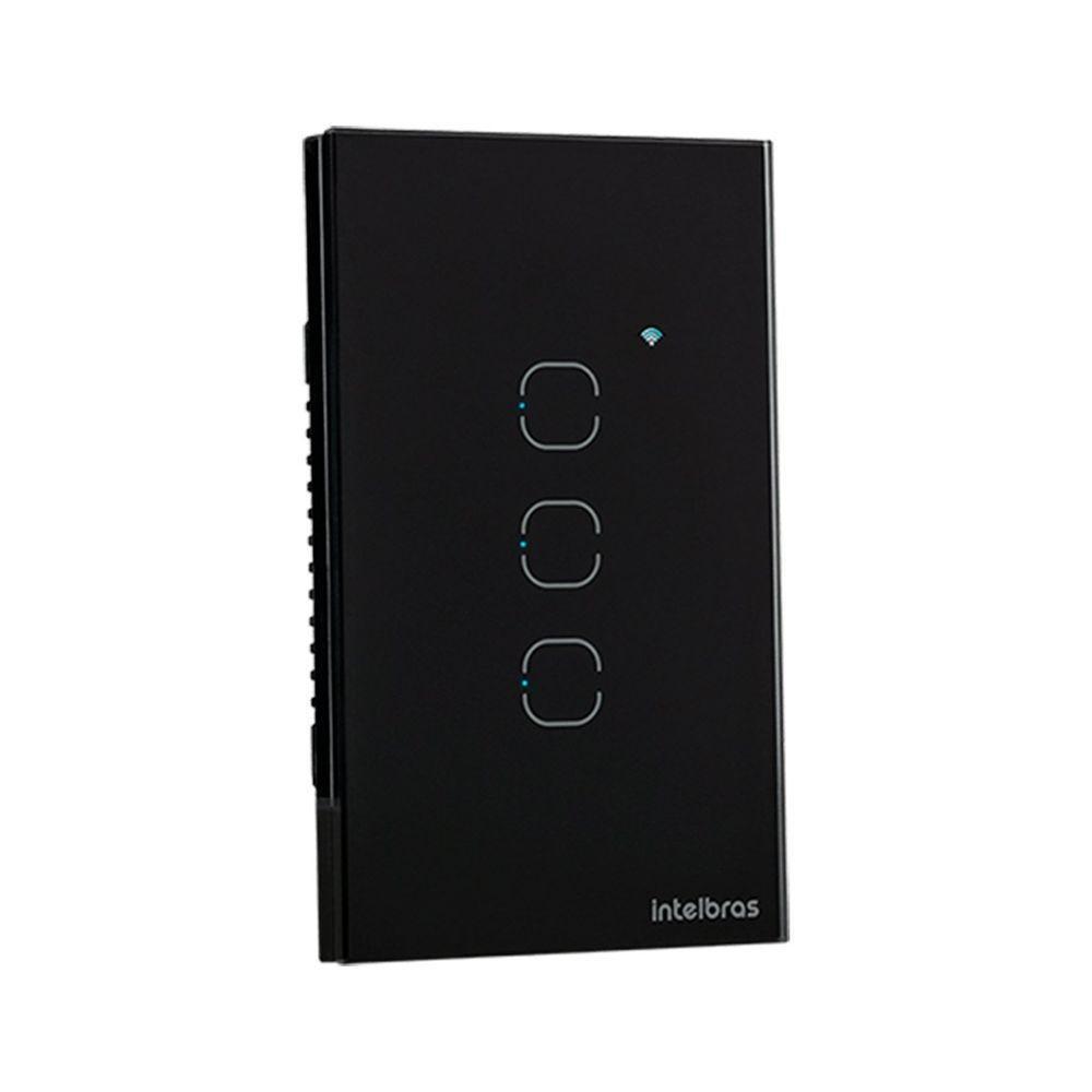 Interruptor Smart Zigbee Touch 3 Preto Ezs 1003 4850049 - 2