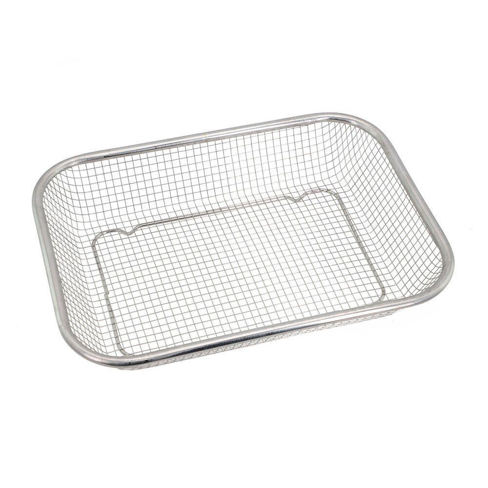Fruteira Multiuso Em Inox Com Tela - 22x30cm Para Mesa - 1