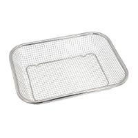 Fruteira Multiuso Em Inox Com Tela - 22x30cm Para Mesa - 1