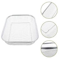 Fruteira Multiuso Em Inox Com Tela - 22x30cm Para Mesa - 3