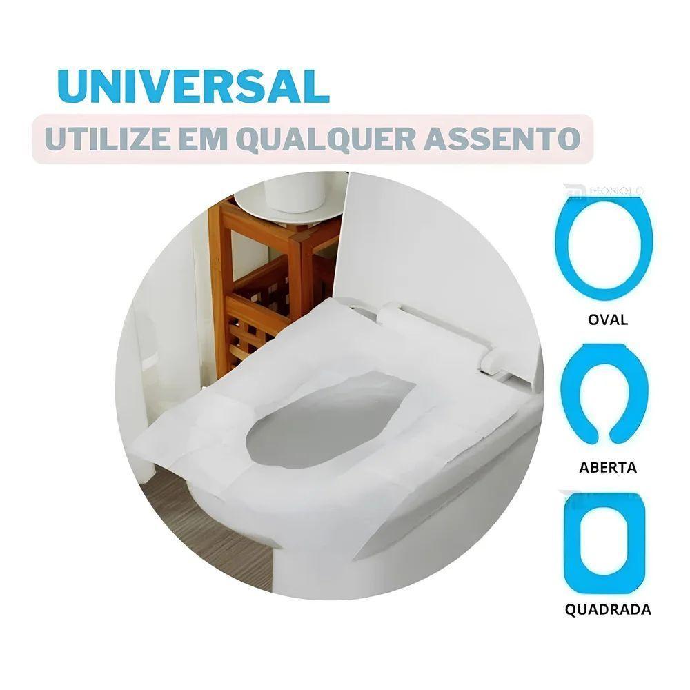 Protetor De Assento Sanitário Descartável C-40un Caixa Pequena - 5