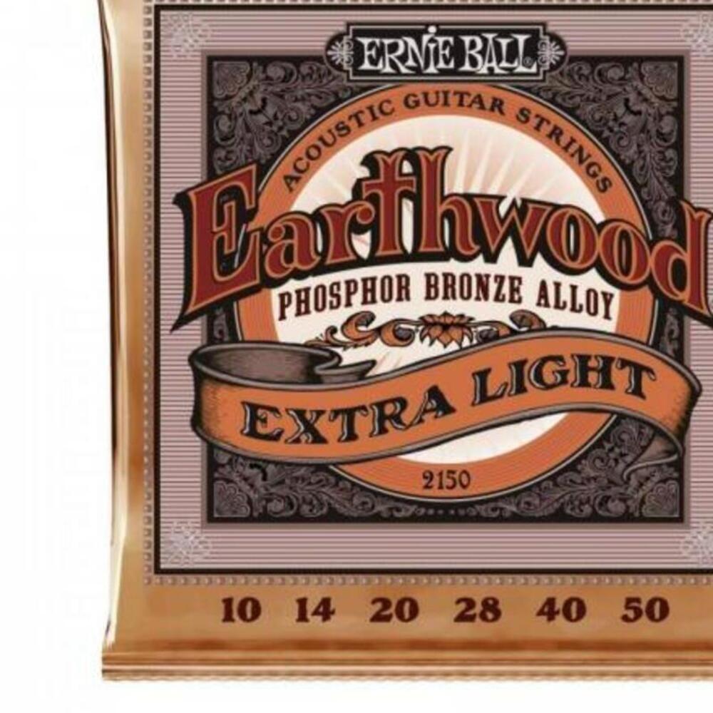 Encordoamento Para Violão Aço .010 Extra Leve Earthwood 2150 Ernie Ball - 2