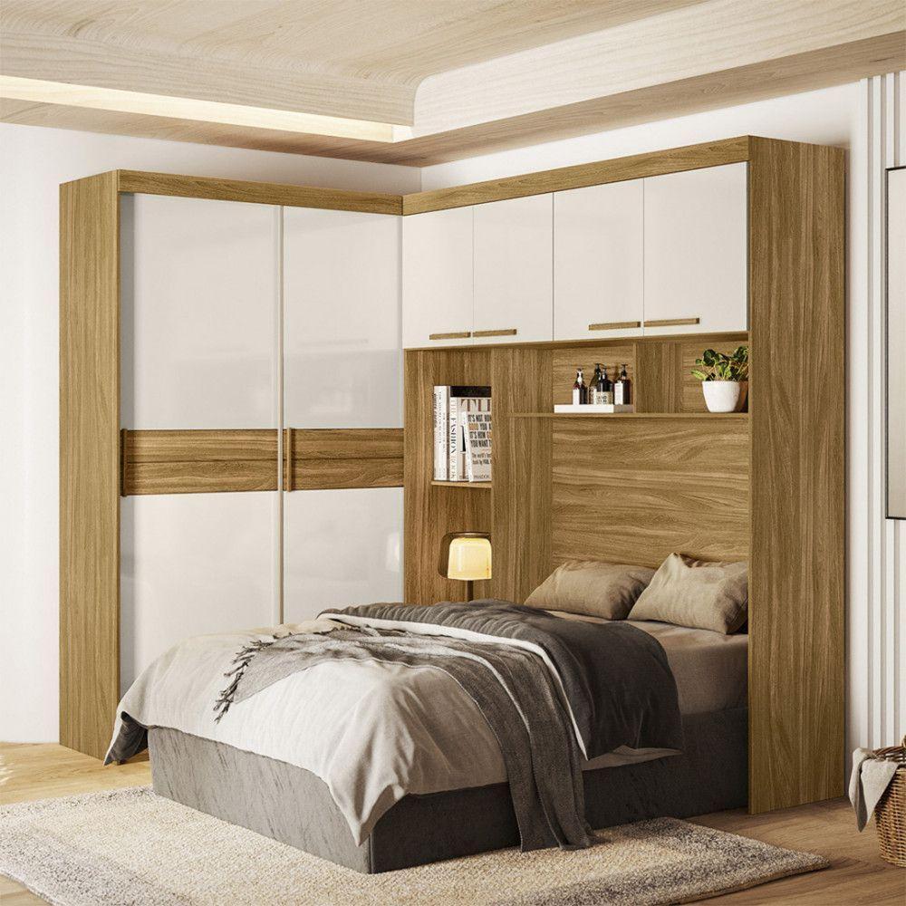 Quarto Modulado Moval Florenca Flex Freijo/off White - 1