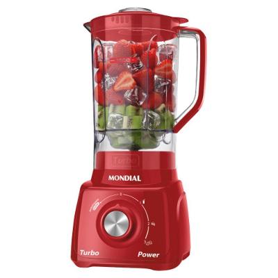 Liquidificador Mondial L99 Turbo Filtro 3v 500W 2,2L com Copo Dosador Vermelho 220V