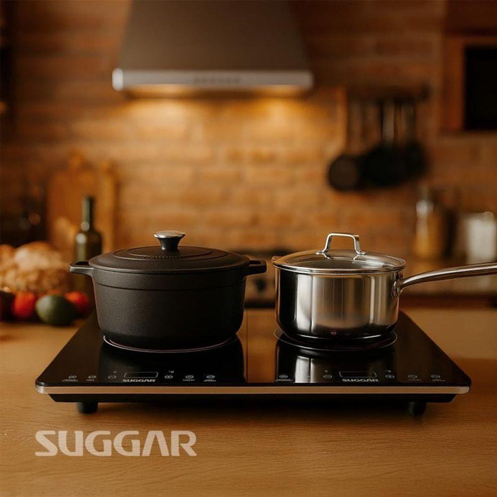 Cooktop Portátil De Indução 2 Zonas Preto 110V - 2
