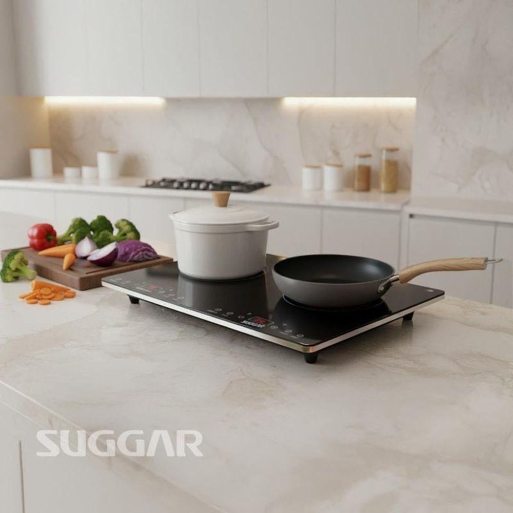 Cooktop Portátil De Indução 2 Zonas Preto 110V - 5