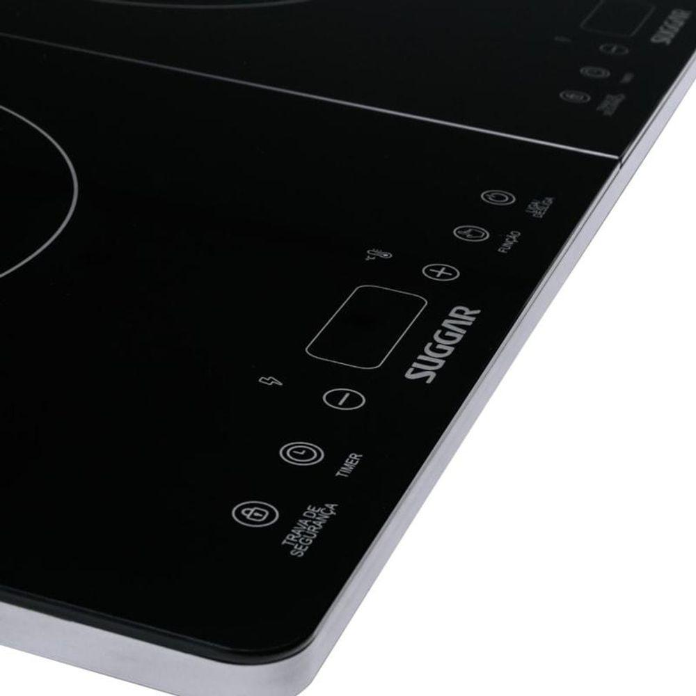 Cooktop Portátil De Indução 2 Zonas Preto 110V - 9