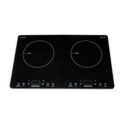 Cooktop Portátil De Indução 2 Zonas Preto 110V