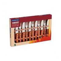 Jogo Para Churrasco Tramontina Dynamic Cabos De Madeira... - 2