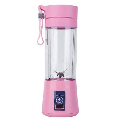 Mini Liquidificador Shake Academia Portátil Recarregável 6 Rosa