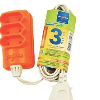 Extensao Tripla Pl 2 X 0,75mm 3 Metros Sort Daneva - 2