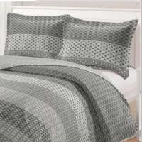 Kit Cobre Leito Colcha Daily King 3 Peças Dupla Face Estampado - Modelo 69 - 100% Poliéster - 2