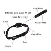 Guia Coleira Magnetica Cachorro 2 Em 1 Retratil Alca Caes Gatos Treinamento Adestramento Lucky Leash - 3