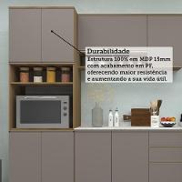 Cozinha Modulada Compacta 4 Peças Com Tampo E Espaço Para Avelã/fumê - 5