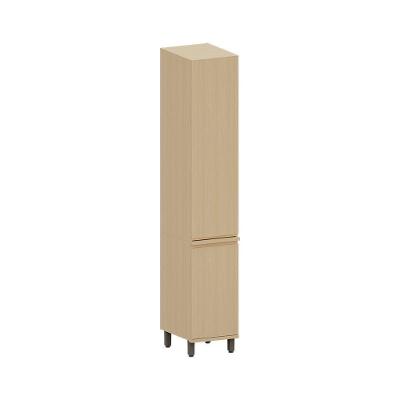 Paneleiro Simples 100% Mdf 2 Portas 40cm Aura Luciane Móveis Carvalho
