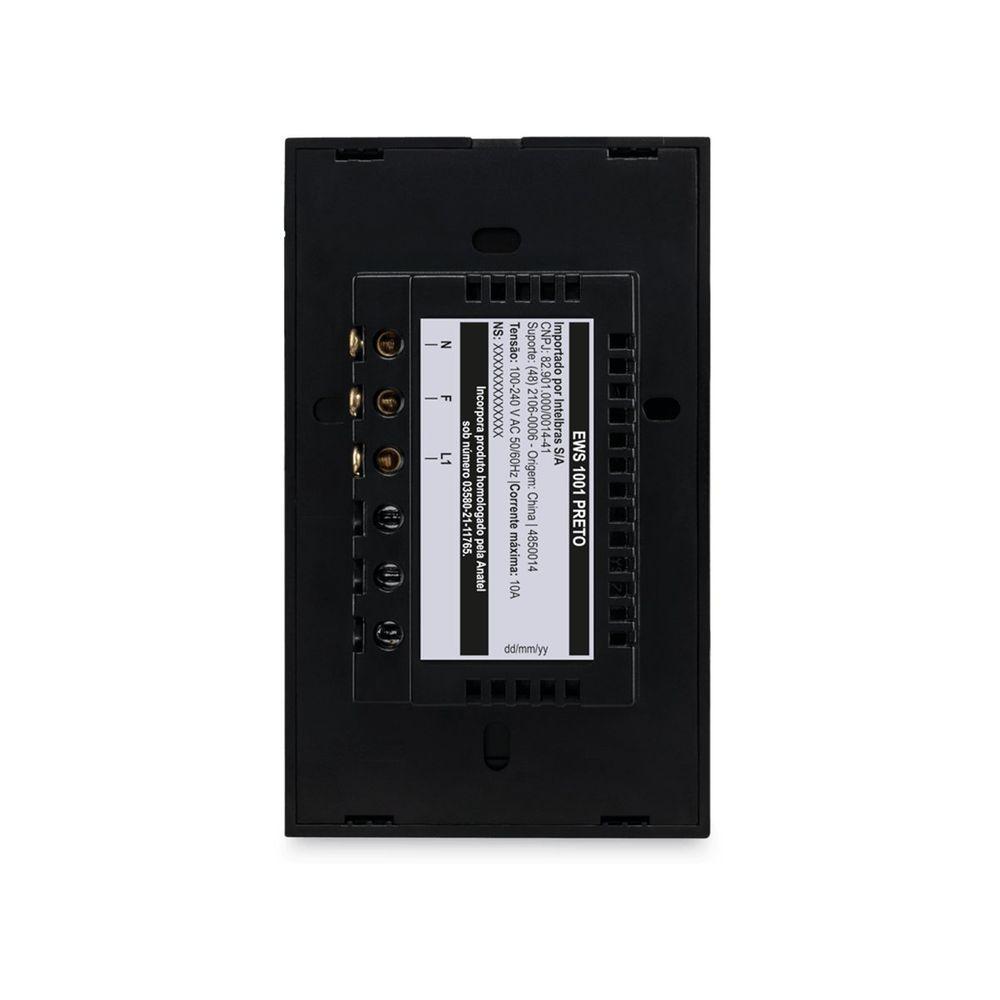 Interruptor Smart Wi-fi Touch Preto Ews 1001 4850014 - 4