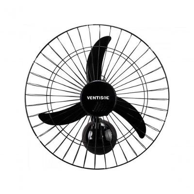 Ventilador de Parede Ventisol 200W Hélice 44cm Preto Oscilante Bivolt