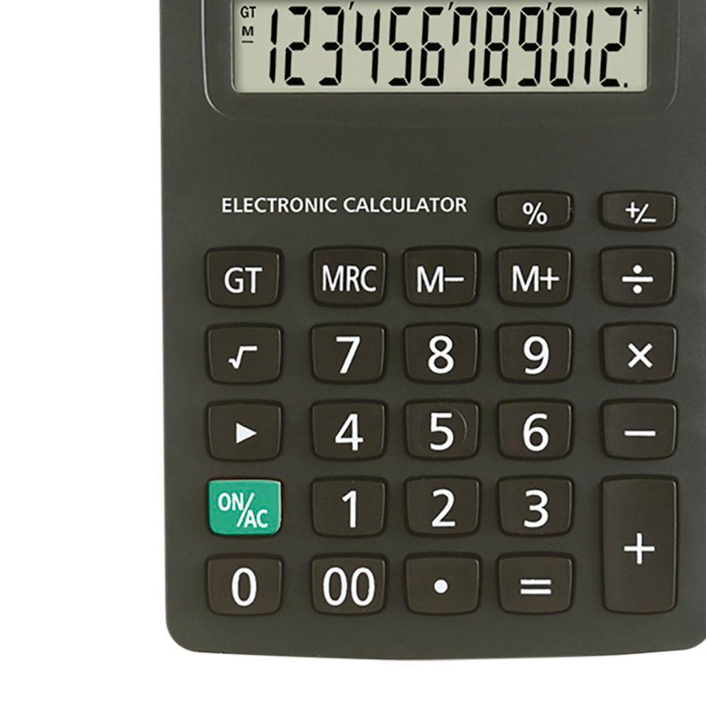 Calculadora De Mesa Zeta Zt712 12 Digitos Preto - 3