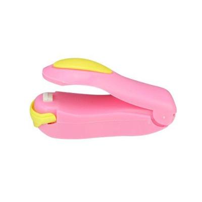 Mini Seladora Para Plástico Embalagens Practical Life Rosa