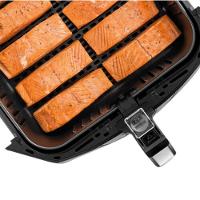 Fritadeira Air Fryer Mondial Mega Family 8l 1900W - 5993-01 Preto-inox 110V - 2