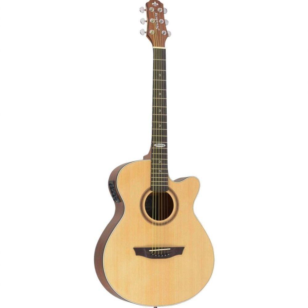 Violão Eletroacústico Strinberg Sd200c Aço Fosco Natural Satin - 1