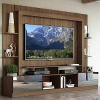 Estante Tv 65" Portas C/ Espelho Oslo Multimóveis V3390 Madeirada/Tenerife Madeirado/Tenerife - 7