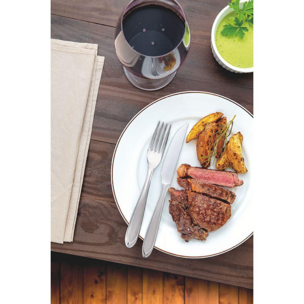Faqueiro Tramontina Laguna Em Aço Inox Com Facas Para Churrasco 24 Peças - 2