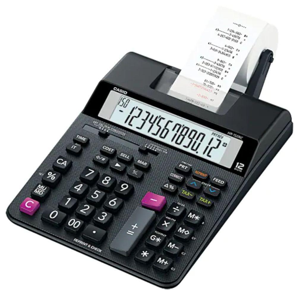 Calculadora Com Bobina, 2 Cores De Impressa?o, 2.0 Linha, Hr-150rc-b-dc Preta - 4