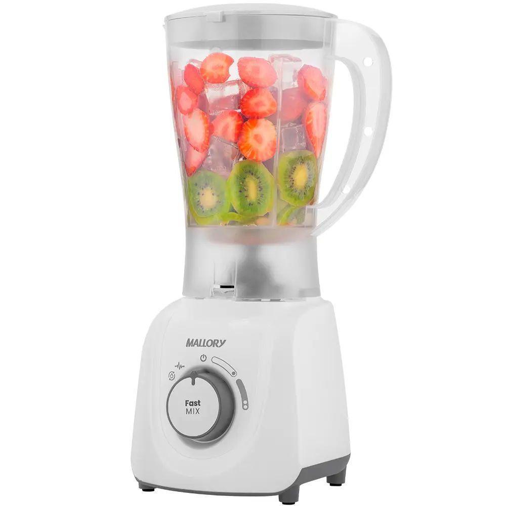 Liquidificador Mallory Fast Mix 520W 2vel - B91202571 Branco 110V - 3