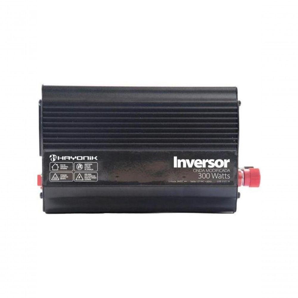 Inversor De Onda Modificada Hayonik Msw2103 300w 24v-127v Usb - 1