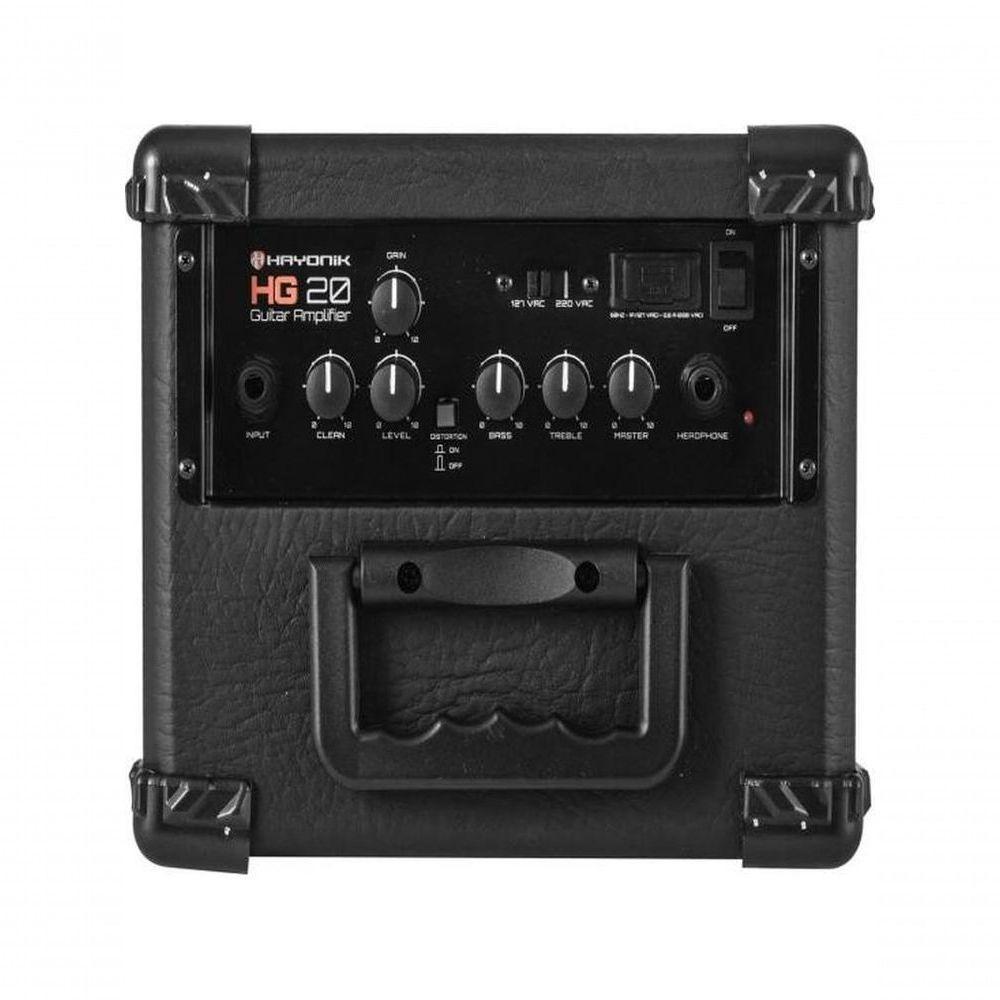 Cubo Para Guitarra Hayonik Hg20 20w Preto - 5