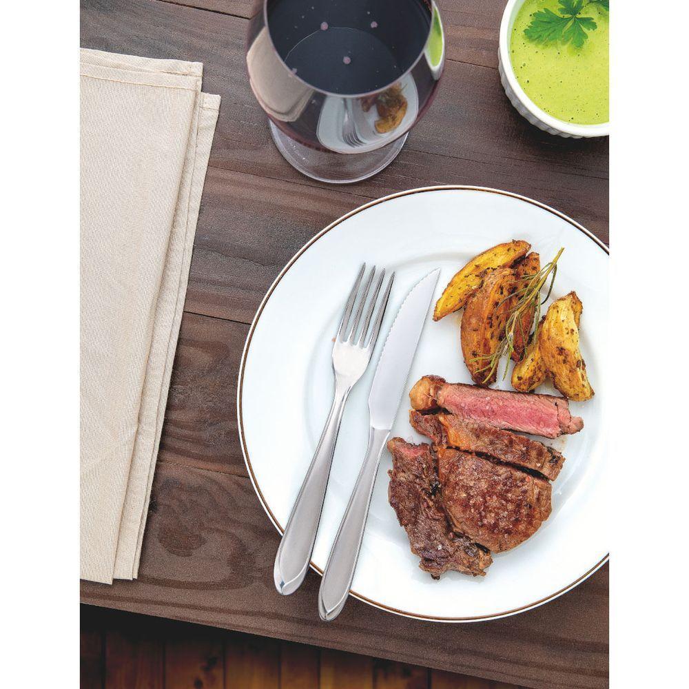 Faqueiro Tramontina Laguna Em Aço Inox Com Facas Para Churrasco 16 Peças - 5