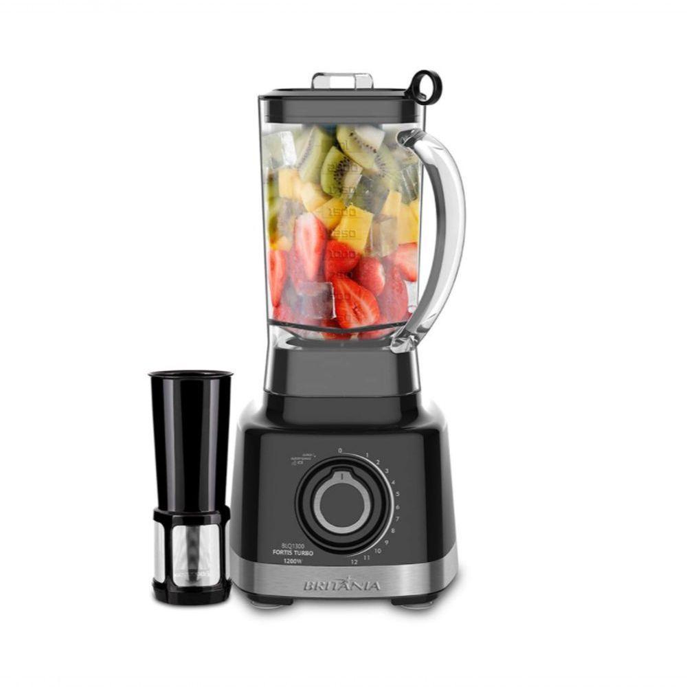 Liquidificador Britânia Fortis Turbo 1200W 3L 12 Vel C- Filtro - 033102271 Preto 220V - 2
