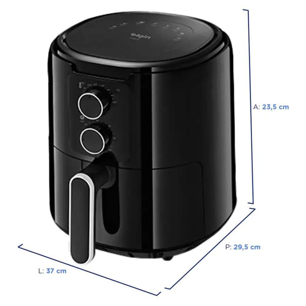 Fritadeira Air Fryer Cube Fry Elgin 4l Afg40 - 42afg4002000 Preto 220V - 8