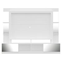 Estante Com Suporte Tv 65" E Espelho Oslo Multimóveis V3381 Branca/Lacca Fumê Branco/Lacca Fumê - 3
