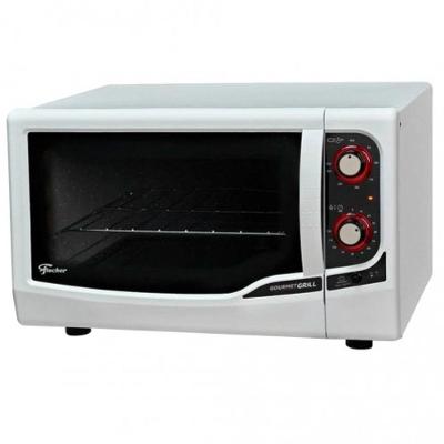 Forno Elétrico de Bancada a Gás Fischer 9741-12874 44L 1750W com Grill Autolimpante Branco 110V