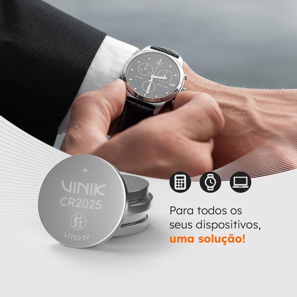 Bateria De Lítio Cr2025 C-5 3v - Vb25b5 - 6