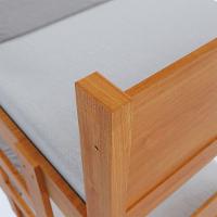 Beliche Resistente Fortaleza Em Mdf Vira 2 Camas Solteiro Nature Amadeirado Com 2 Colchões - 6