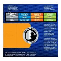 Encordoamento Para Guitarra .009 Nanoweb 12027 Custom Light Elixir - 2