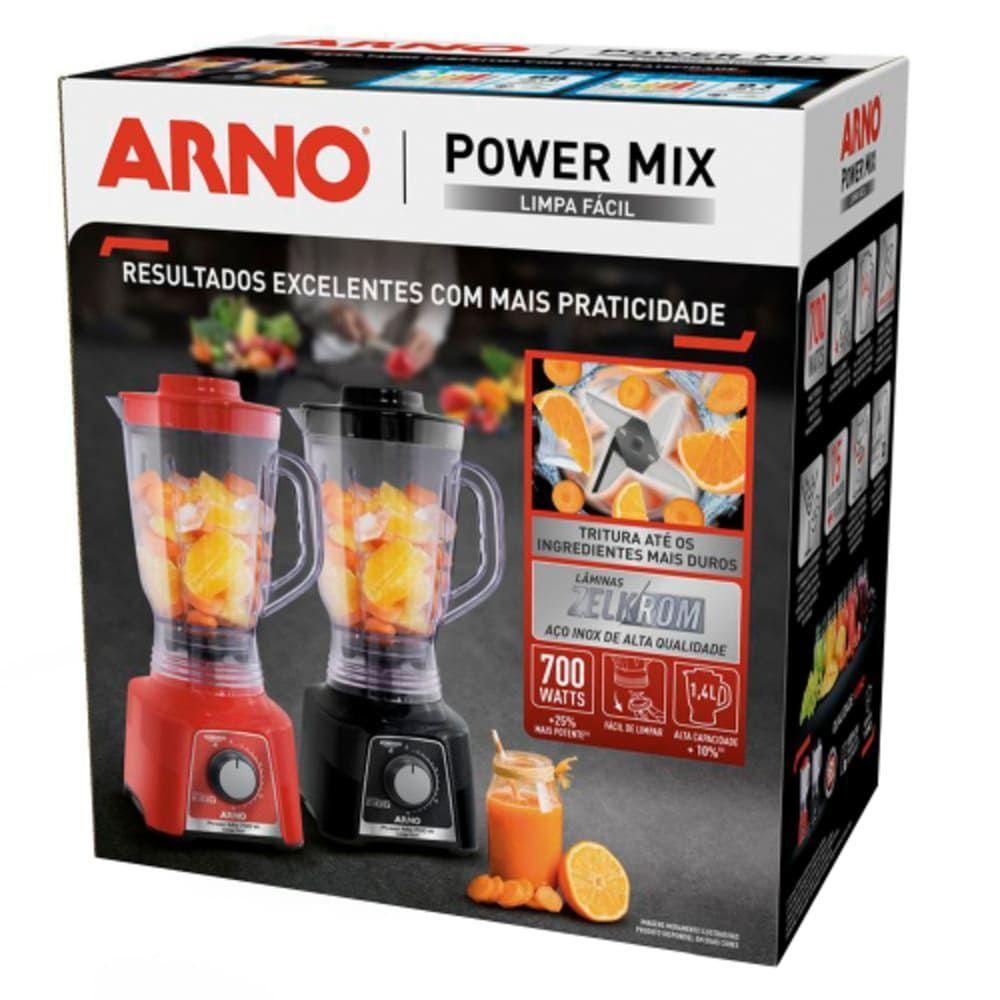Liquidificador Arno Power Mix Limpa Facil 700W 15vel - 2720017372 Preto 220V - 3
