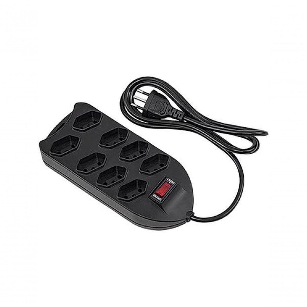 Protetor Eletronico Intelbras C- 8 Tomadas Preto... - 1