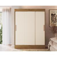 Guarda-Roupa 3 Portas Flórida Cr4142 Nogueira/Off White - 2