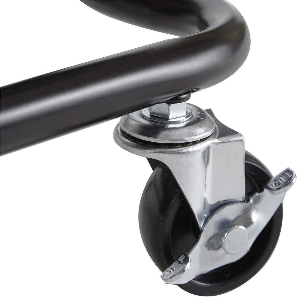 Carrinho Multiuso Organizadora 3 Prateleiras Em Aço Preta Quarto Sala Brinquedos Salao Manicure Varanda - 8