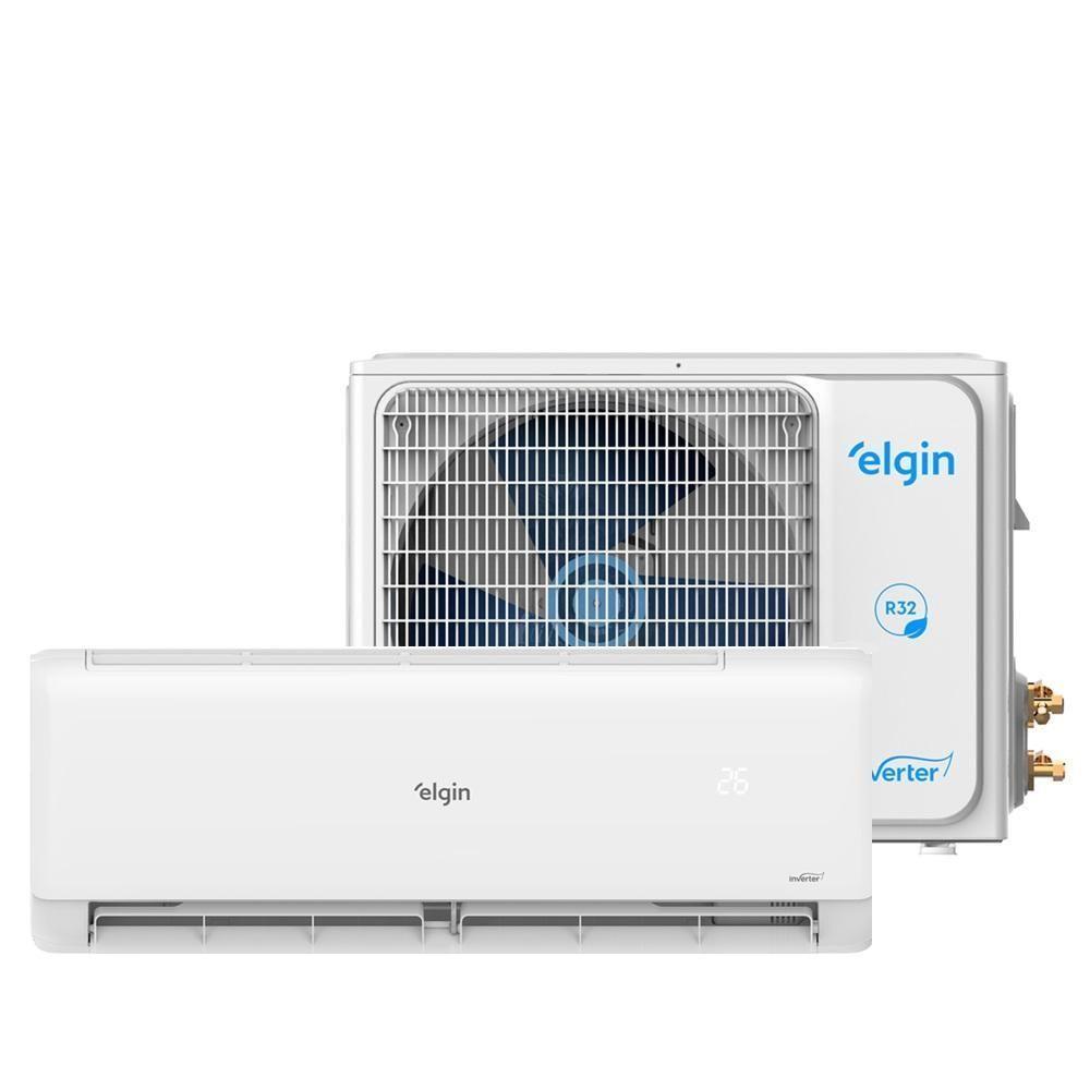 Ar Condicionado Split Elgin Hi Wall Eco Inverter Ii 9.000 BTU/h Frio Monofásico Branco 45HJFI09C2WB/45HJFE09C2CB 220V - 1