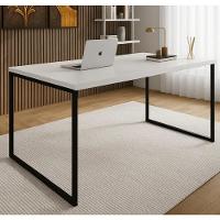 Mesa Industrial Branca 1,20m X 0,80m Estrutura De Metal Tampo Mdf - 1