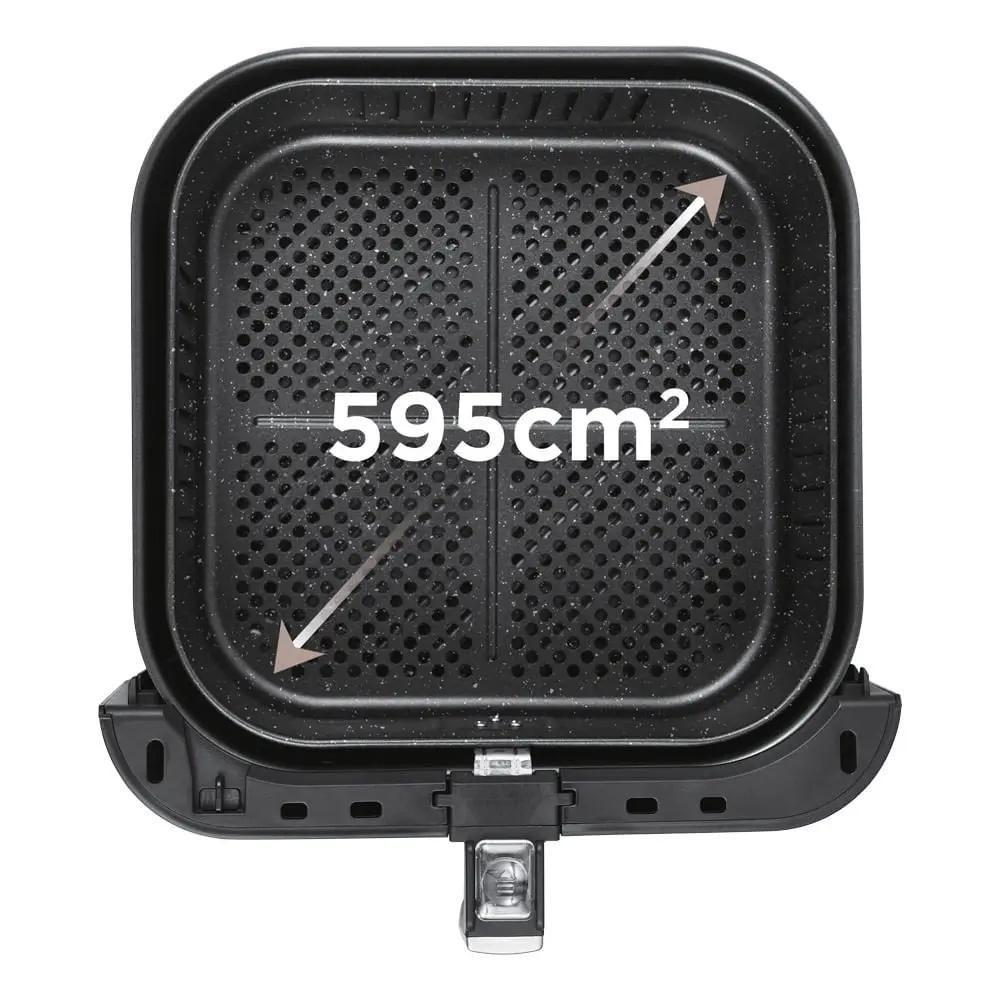 Fritadeira Elétrica Midea 5,5L Widemax Preta E Inox 220V - 10