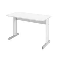 Mesa De Computador Bloc 1200 Ale Branco Sem Gavetas - 3