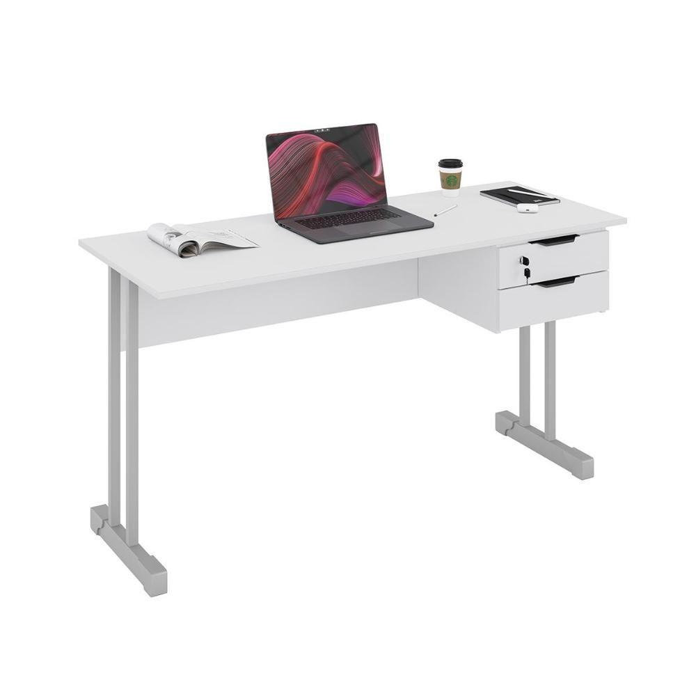 Mesa De Computador Bloc 1200 Ale Branco - 3