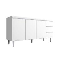 Balcao De Cozinha Virginia 3pt 1,50m Branco - 3